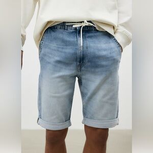 H&M Men's Hybrid Slim Denim Shorts